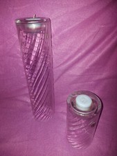 Partylite "COLONADE" P7113,  2tlg. TOP RAR! Vase Kerzenhalter KOMBINATION 