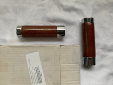 Paar Lenkergriffe Chopper Echtholz lackiert ! Rarität ! NEU OVP für 22mm Lenker