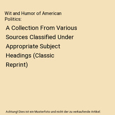 Wit and Humor of American