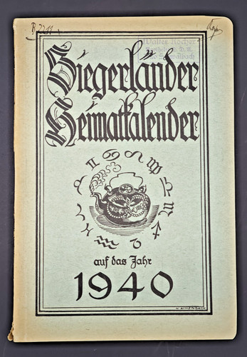 Siegerländer heimatkalender - siegerländer,