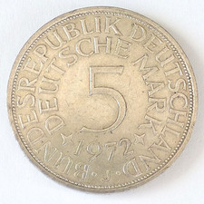 5 DM, Heiermann, Silber, 1972