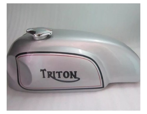 Norton manx stahl - stahl, silber