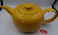 Melitta gelbe Teekanne der 70er, neu mit Etikett, unbenutzt