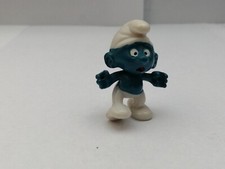 Ü-Ei Figur Stelzenschlumpf ohne Stelzen hell  Serie Olympiade der Schlümpfe 1983