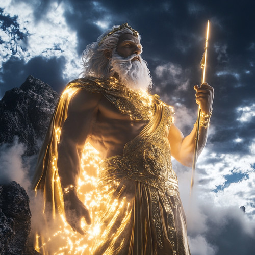 Wandtattoo aufkleber zeus - wandtattoo, der