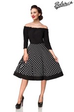Swing-Kleid schwarz Rockabilly