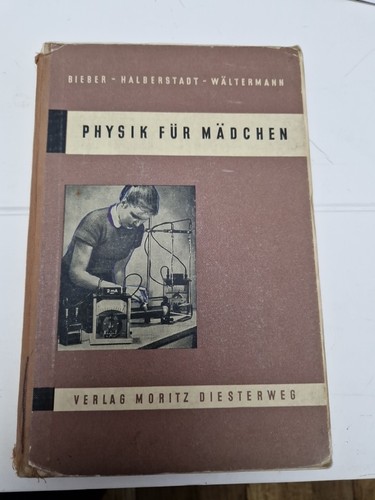 Physik für mädchen - mädchen, vintage