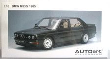 BMW M535i 1985 in OVP AUTOart Millennium 1:18 sehr guter Zustand Diamant Schwarz