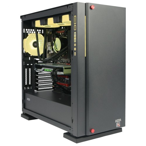 Azza gaming black amd ryzen - pc,