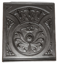 Jugendstil Ofenplatte - Original von 1903 - Gusseisen
