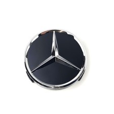 1x Mercedes-Benz Nabendeckel Deckel A2204000125 9283 schwarz matt