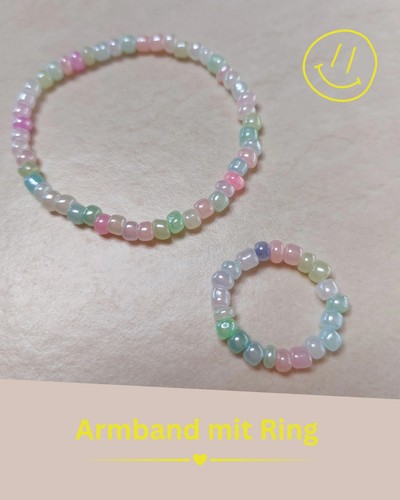 2er set armband mit ring - mit, i