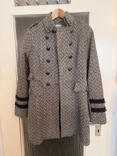 Fionella Wollmantel, Mantel, Gr. T2 (Trage den Mantel mit Gr.  42) Braun-Meliert