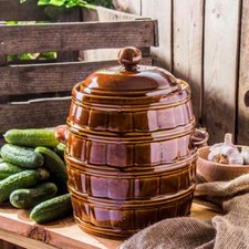 Sauerkrauttopf keramikfass - sauerkrauttopf,