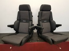 RECARO ORTHOPÄD 94 MIT ARMLEHNEN  PAAR LEDER- Stoff  NEU BEZOGEN 