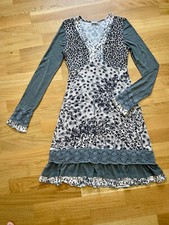 HEINE KLEID KNIELANG LANGARM GRAU Gr. S SCHICK TOP