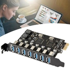 PCIE USB 3.0 Karte, 7 Ports PCI Express auf USB Erweiterungskarte Adapterkarte
