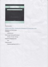 Siemens Einbaubackofen ohne