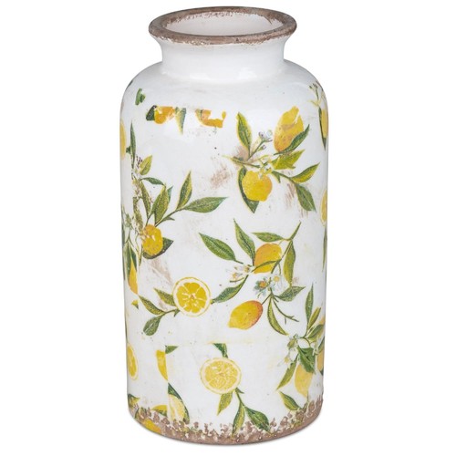 Deko vase vintage zitronen - vintage,