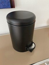 WENKO Kosmetik Treteimer Leman Schwarz 3 l