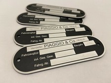 Typenschild geeignet für