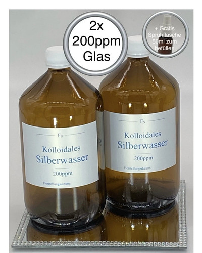 Kolloidales silberwasser - kolloidales,