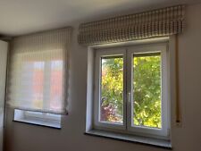 Exklusives Raffrollo Faltrollo von ADO Goldkante mit patentiertem Kettenzug