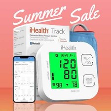 iHealth Track Vernetztes Oberarm-Blutdruckmessgerät, mit einer einstellbaren