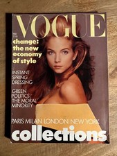VOGUE Magazine UK British March März 1988 Vintage