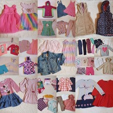 Großes Kleiderpaket für Mädchen über 50 Teile in Größe 110/116