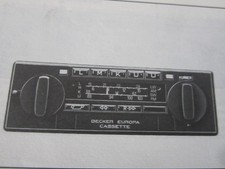 Becker europa cassette - becker, 588