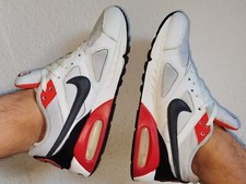 Nike Sneaker "Air Max Ivo"  White/Dark Grey -Habanero Red 42,5 gay master,Proll