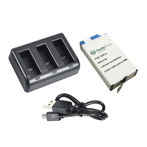 1650mah akku lader 3 fach - akku, 3-fach
