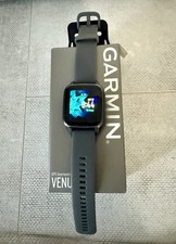 Garmin Venu Sq 2 Smartwatch grau/anthrazit mit Zubehör! Armband + HRM-Dual