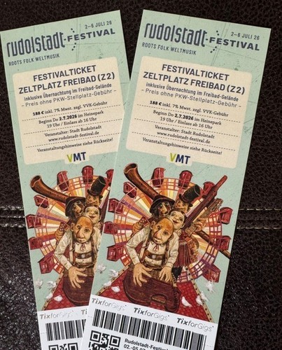 Rudolstadt festival ticket - rudolstadt,