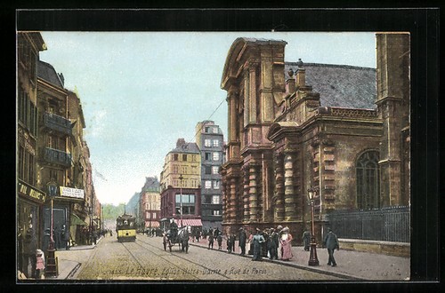 Ansichtskarte havre eglise - le,