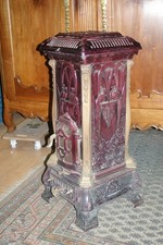 Gussofen  Kanonenofen Art Deco