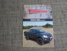 Isuzu D-Max Taubenreuther Off-Road Tuning Zubehör Prospekt Deutsch selten rare