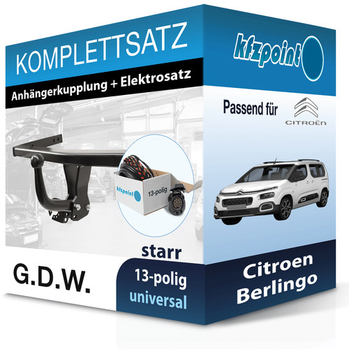 Anhängekupplung starr - g.d.w.,