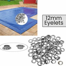 12 mm Silber Ösen Ösen