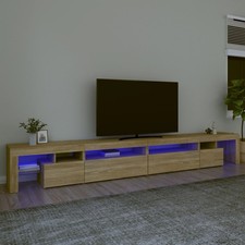 TV Schrank mit LED-Leuchten