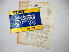 Fiat 315 315 DT Traktor Handbuch mit  technischer Beschreibung Stand 1967