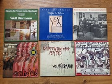 15 Stück Langspielplatten Vinyl Degenhardt-Biermann-Hüsch-Scheibner