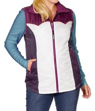 IX-CHEL - STEPPWESTE bordeaux-ecru-aubergine WESTE Gr.56/58 NEU