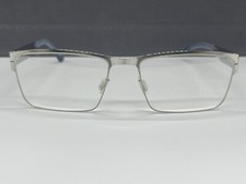 ic Berlin Brille Herren silber chrome groß L XL Hania L. Vollrand NP499€