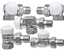 Heimeier Thermostatventil V-Exakt II 3/8 1/2 3/4 Eck Winkeleck Durchgang V-Exact