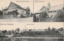 RARITÄT!!! Alte AK, Mainleus, 3 Ansichten, 1912, Häublein, altes Schulhaus, Gesa