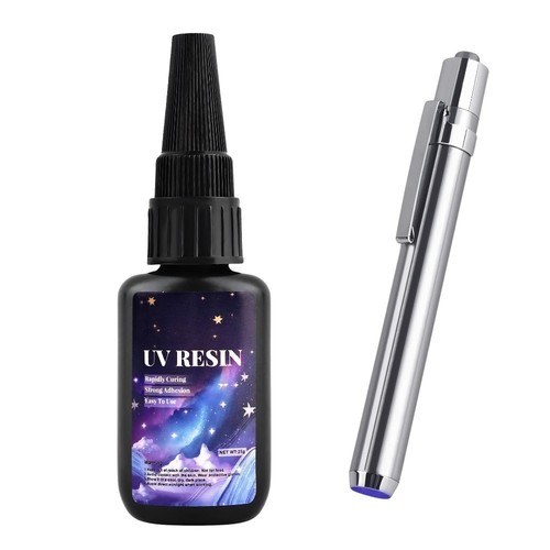 25g mit kleber set schnell - 25g, uv-kleber