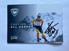 Orig biathlon autogrammkarte - orig.,