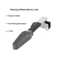 130dB Lenkradkralle mit Alarm Lenkradschloss Lenkradsperre Lenkradkrallefür Auto